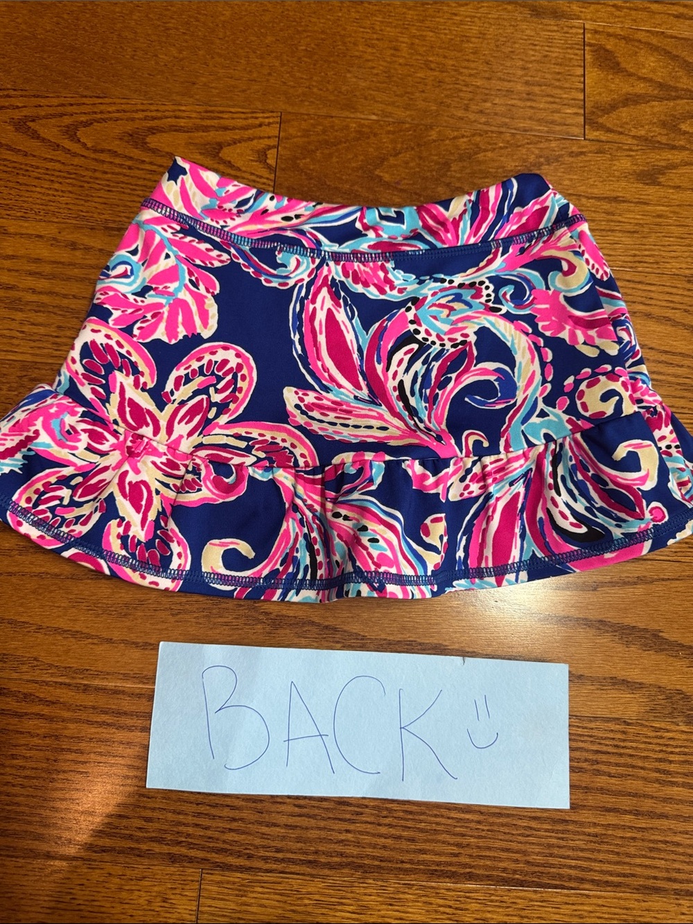Girls sz Small 4/5 Lilly Pulitzer Luxletic Skirt - Picture 4 of 4